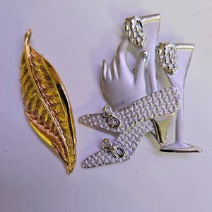 Vintage 1970's brooches
